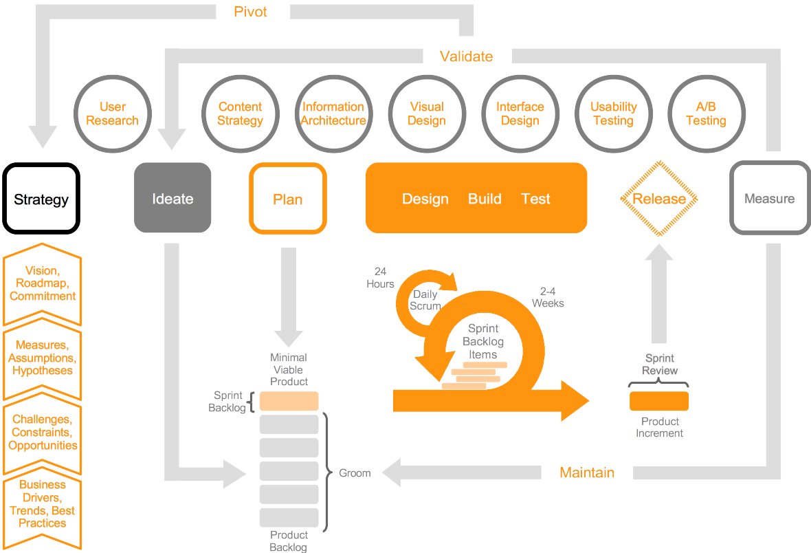 Build-Measure-Learn and Pivot